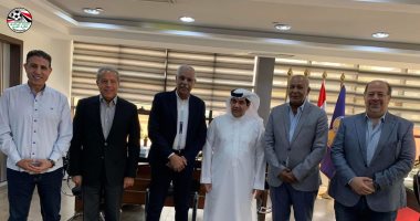 اتحاد الكرة يستقبل الأمين العام للاتحاد العربى.. صور