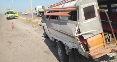 بالأسماء.. إصابة 15 طالبا وطالبة فى حادث تصادم بكفر الشيخ
