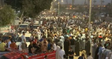 الحزن يخيم على أهالى برقاش لحظة وصول جثامين ضحايا حادث "الريف الأوروبى".. فيديو