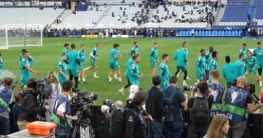 لقطات حماسية فى التدريبات الأخيرة لـ ريال مدريد قبل نهائى الأبطال.. فيديو