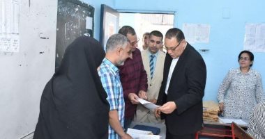 محافظ الشرقية يتفقد كنترول تصحيح أوارق إجابات الشهادة الإعدادية