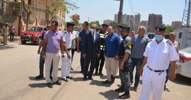 محافظ القليوبية يتفقد مدخل قرية بطا ببنها ويشدد على منع التعديات.. صور