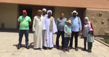 قنصل السودان فى مصر يزور معابد ومتاحف الأقصر.. صور