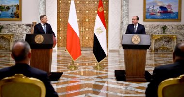 الرئيس السيسي: بحثت مع رئيس بولندا ملف سد النهضة وضرورة التوصل إلى اتفاق منصف