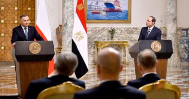 الرئيس السيسى: بحثت مع رئيس بولندا سبل تعزيز التعاون في مجال التحول الرقمى