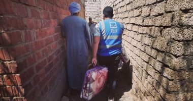 دعم عاجل من "حياة كريمة" لمواطن فى محافظة أسوان عقب تعرض منزله للحريق