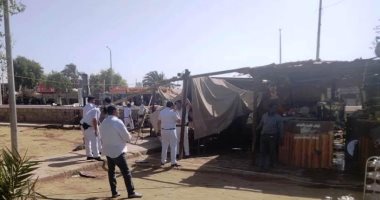 حملة مكبرة لإخلاء حديقة الصداقة القديمة من العشوائيات بأسوان