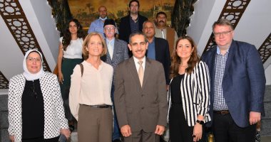 محافظ الغربية يستقبل السفيرة النرويجية بديوان المحافظة