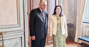 سامح شكرى يبحث مع وزيرة خارجية السويد القضايا محل الاهتمام المشترك 