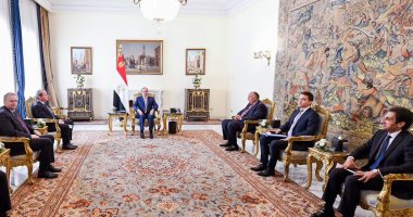 الرئيس السيسى لمفوض الاتحاد الأوروبى لسياسة الجوار والتوسع: ضرورة إنهاء تواجد الميلشيات المسلحة والجماعات المتطرفة داخل ليبيا.. وموقف مصر ثابت في التوصل إلى اتفاق قانوني ملزم بشأن قواعد ملء وتشغيل سد النهضة