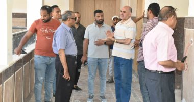 رئيس جامعة الأقصر يتابع نسب الإنجاز بالإنشاءات الجامعية بمدينة طيبة ..صور