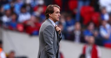 مانشيني يوجه رسالة إلي جماهير إيطاليا بعد خسارة لقب كأس فيناليسيما
