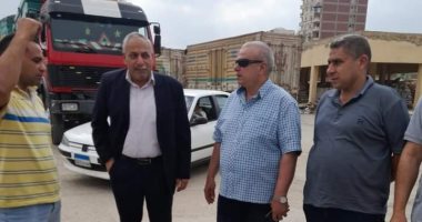 وكيل زراعة الغربية يتفقد مواقع استلام القمح بمركز قطور