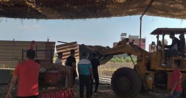إيقاف أعمال بناء مخالف على أرض زراعية في نبروه بالدقهلية وإحالة المخالفة للنيابة
