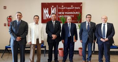 جامعة المنصورة الجديدة تستقبل لجنة قطاع الدراسات القانونية بالمجلس الأعلى للجامعات