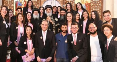 إيبارشية 6 أكتوبر للأقباط الأرثوذكس تحتفل باليوبيل الذهبى للقمص كيرلس فؤاد 