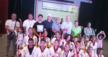 فوز ناشئى كفر الشيخ بالمراكز الأولى على مستوى الجمهورية فى التايكوندو والتنس