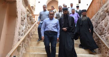 رئيس الوزراء يتفقد مشروع تطوير منطقة وادى الدير بسانت كاترين