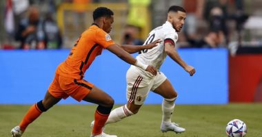 هولندا تتقدم على بلجيكا 1-0 فى الشوط الأول بدورى الأمم الأوروبية.. فيديو