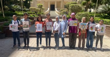 قنصلية فلسطين بالإسكندرية تنظم ورشة فنية على هامش معرض الصور فى ذكرى النكبة