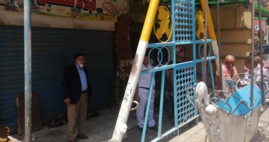 رفع إشغالات شوارع ناهيا وطابق الدبابة في بولاق الدكرور بالجيزة