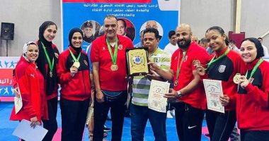 سيدات كاراتيه الأهلي يتوجن بلقب الدوري الممتاز