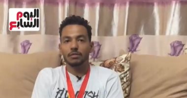 "عاطف" بطل من ذهب تحدى الإعاقة برفع الأثقال وحلمه يكون بطلا أوليمبيا.. فيديو