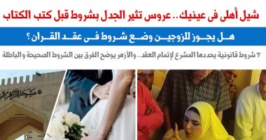 "شيل أهلى فى عينيك".. ما هى شروط صحة إتمام عقد الزواج؟.. عن برلمانى