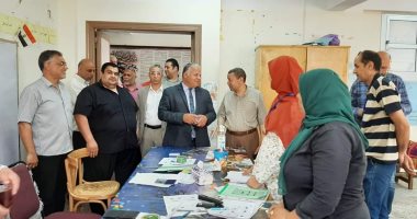 وكيل تعليم دمياط يتفقد كنترول التعليم الصناعى ولجنة الإدارة نظام الثلاث سنوات