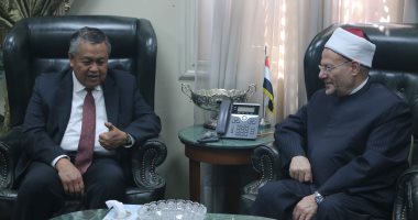 مفتى الجمهورية يستقبل وفدًا إندونيسيًا برئاسة محافظ البنك المركزى الإندونيسى