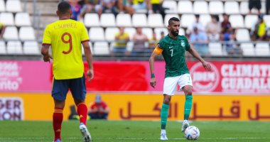 منتخب السعودية يتأخر أمام كولومبيا بهدف فى الشوط الأول وديا.. فيديو