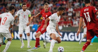 إسبانيا تتعادل مع التشيك 1-1 فى الشوط الأول بدوري الأمم الأوروبية.. فيديو