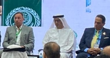 الخطيب وناصر يشهدان الجلسة الافتتاحية للمؤتمر العربى للرياضة والقانون.. صور