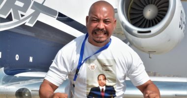 "محمود لالا" الخارق.. يسحب طائرة وزنها 14 طنا بأسنانه ويستعد لدخول جينيس