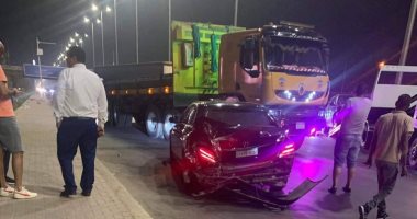 إصابة 10 أشخاص فى حادث تصادم بالمنوفية