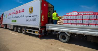 قوافل صندوق تحيا مصر تصل وسط سيناء.. توفير 20 طن خضروات و22 طن مواد غذائية