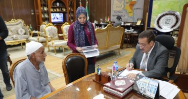 محافظ المنوفية يستجيب لاستغاثة " عم مصطفى" ويقرر صرف مساعدة مالية عاجلة له