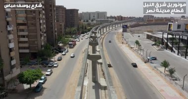 شاهد أحدث صور لمشروع مونوريل العاصمة الإدارية الجديدة
