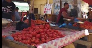 الطماطم بـ 8 جنيهات والبطاطس بـ 4..  جولة فى سوق الخضروات بالمنيا