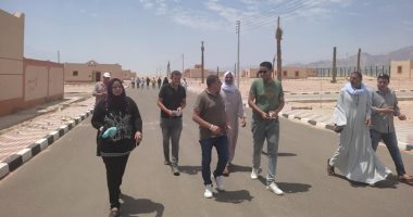 تواصل أعمال الإنشاء لمشروعات خدمية فى مدينة الطور بجنوب سيناء.. صور