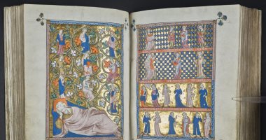 50 مخطوطة مكتوبة بالذهب فى معرض المكتبة البريطانية بالمملكة المتحدة.. صور
