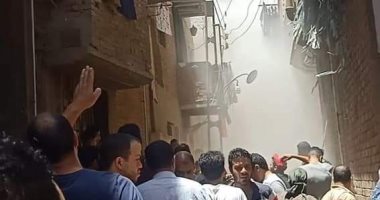 السيطرة على حريق هائل بمنزل فى المنوفية دون خسائر بالأرواح.. صور