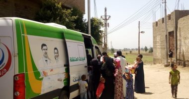 الكشف على 1102 مواطن فى قافلة طبية مجانية بدشنا ضمن مبادرة "حياة كريمة"