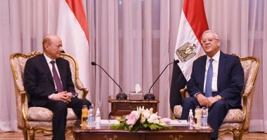 رئيس "النواب" يستقبل رشاد العليمى رئيس مجلس القيادة الرئاسى اليمنى.. صور