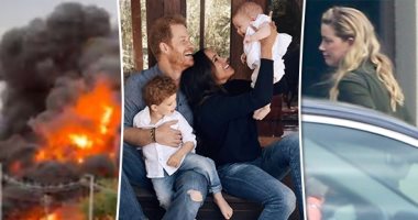 العالم هذا المساء.. المغنى جاستن بيبر يتعرض لوعكة صحية.. تورتة عيد ميلاد ليليبت ابنة الأمير هارى وميجان.. حريق يلتهم 18 حافلة فى إسرائيل.. وآمبر هيرد فى أول ظهور بعد خسارتها قضية التشهير ضد جونى ديب.. صور