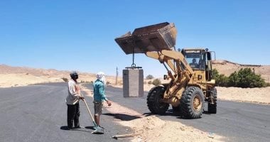 تواصل العمل فى مشروعات خدمية جديدة بمدينة طور سيناء.. صور