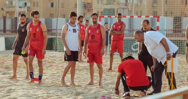 مباريات دولية ودية لمنتخب كرة اليد الشاطئية على ملاعب سيتى كلوب الشروق