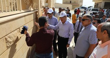 محافظ المنيا يتابع أعمال تطوير مسار العائلة المقدسة فى دير جبل الطير