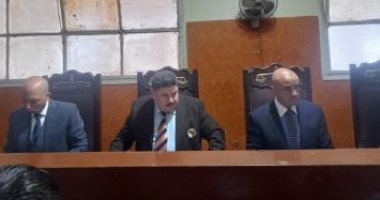 النطق بالحكم فى قضية اتهام شخص بقتل ابنى شقيقه بكفر الشيخ.. فيديو