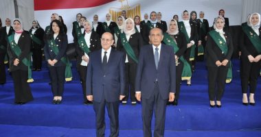 رئيس مجلس الدولة: تعيين القاضيات انتقل من كونه تجربة إلى واقع ناجح.. صور 